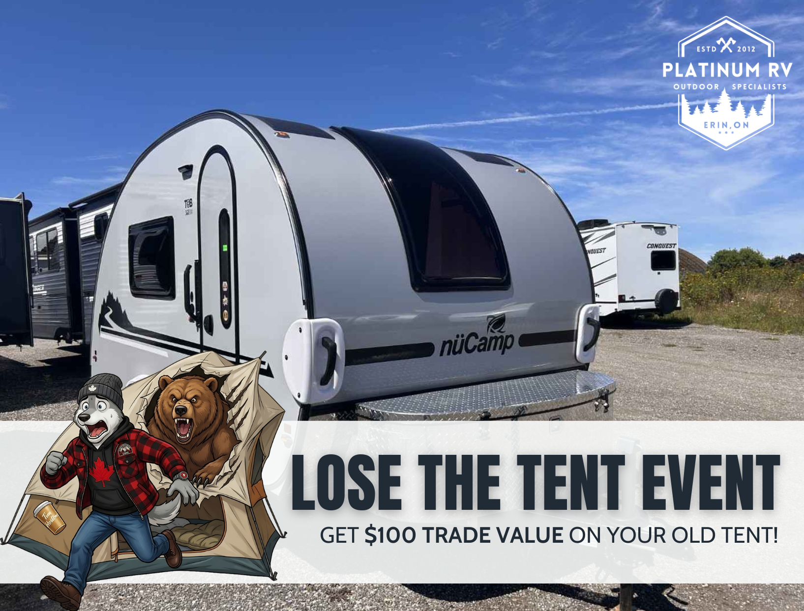 2026 NuCamp TAB 360 CS Boondock - Black Canyon Edition - Platinum RV